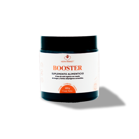 Miel con Adaptógenos Booster Plus 120 g Vidya Market