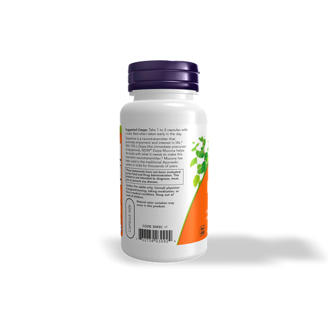 Dopa Mucuna 120 mg 90 cápsulas Now Foods