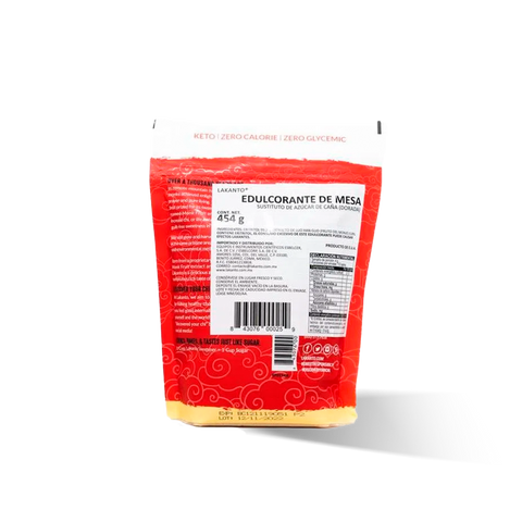 Monk Fruit Golden en Bolsa 454 g Lakanto