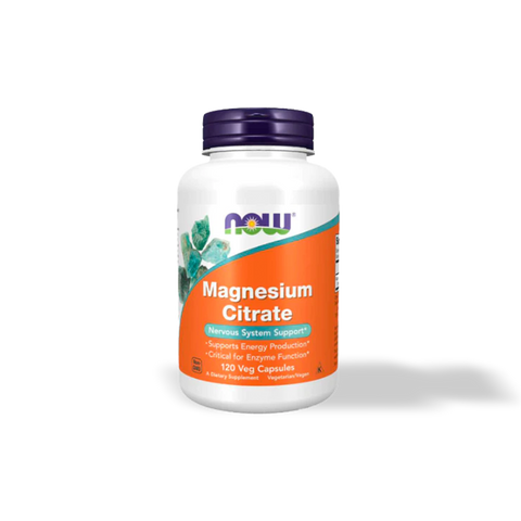 Citrato de Magnesio 400 mg 120 cápsulas Now Foods