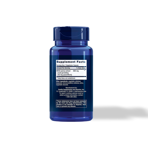 Suplemento Peony Immune 60 cápsulas Life Extension