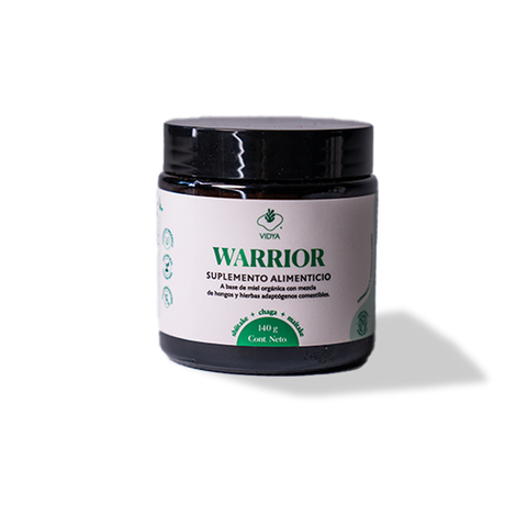 Miel con Adaptógenos Warrior 140 g Vidya Market