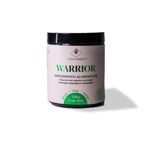 Miel con Adaptógenos Warrior 320 g Vidya Market