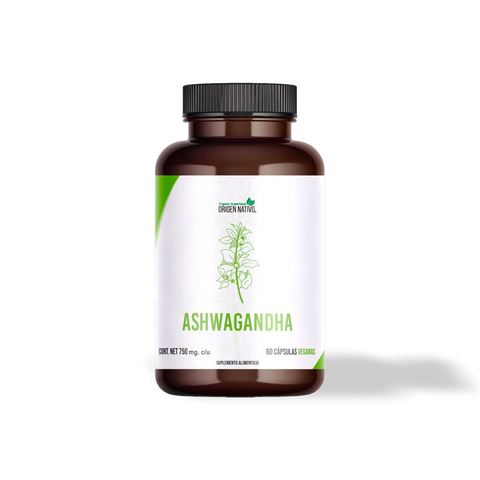 Ashwagandha Orgánica 750 mg 60 cápsulas Origen Nativo