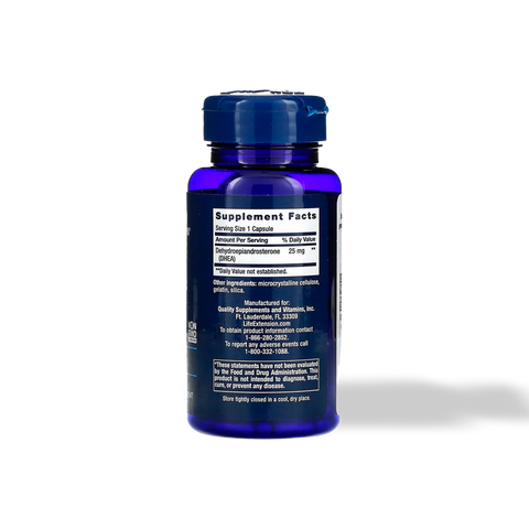 Suplemento DHEA 25 mg 100 cápsulas Life Extension