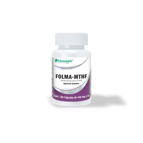 Suplemento Folma MTHF 400 mg 160 cápsulas Hemagic