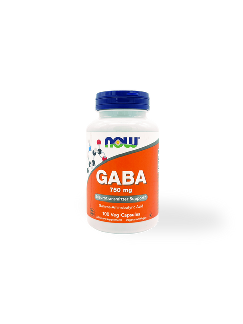 Gaba 750 mg 100 cápsulas Now Foods