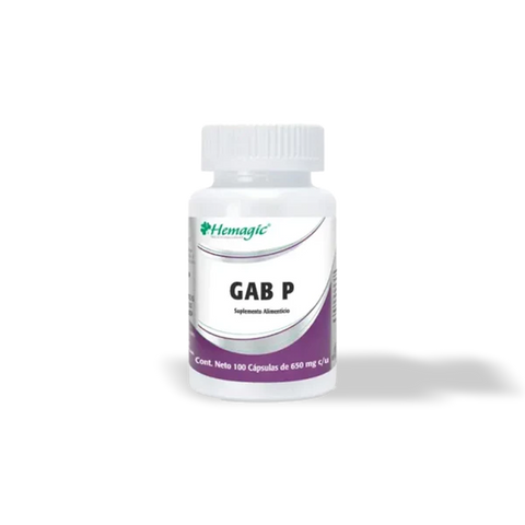 Suplemento Gab P 650 mg 100 cápsulas Hemagic