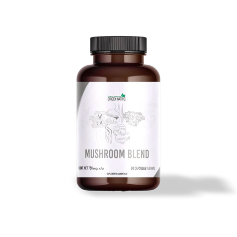 Mushroom Blend Orgánico 750 mg 60 cápsulas Origen Nativo