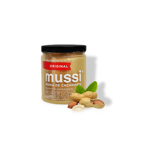 Spread de Crema de Cacahuate Natural 250 g Mussi