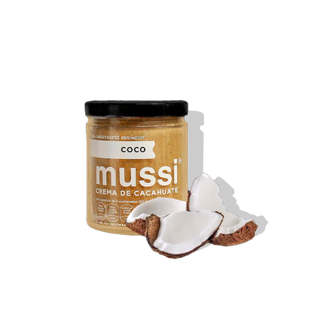 Spread de Crema de Cacahuate Coco 250 g Mussi