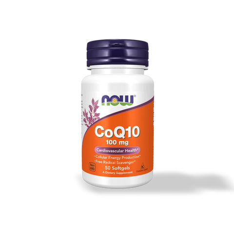 CoQ10 100 mg 50 cápsulas Now Foods