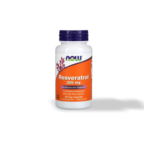 Resveratrol 200 mg 60 cápsulas Now Foods