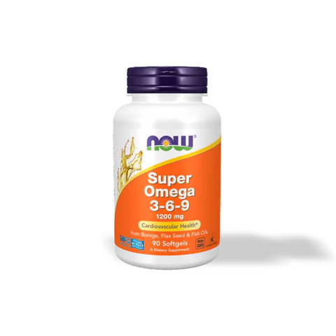 Super Omega 3-6-9 1200 mg 90 cápsulas Now Foods