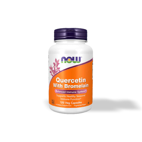 Quercetina Bromelina 165 mg 120 cápsulas Now Foods