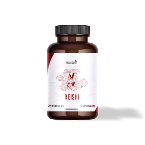 Reishi Orgánico 750 mg 60 cápsulas Origen Nativo